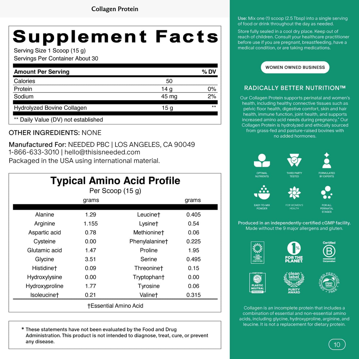 Prenatal Collagen Protein